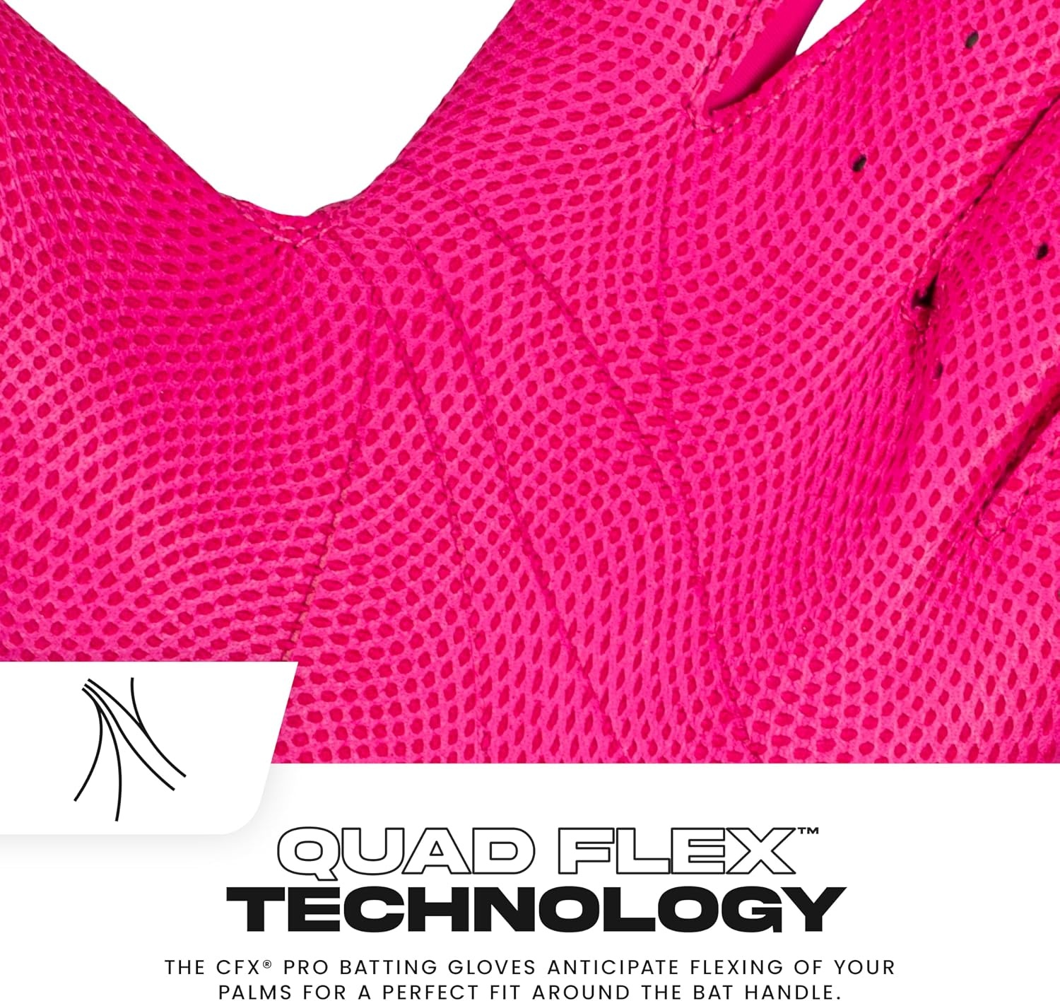 image:imageFranklin Sports MLB Baseball Batting Gloves  CFX Pro Youth and Adult  Baseball  Softball  Multiple Sizes  ColorsPinkCarolina Blue