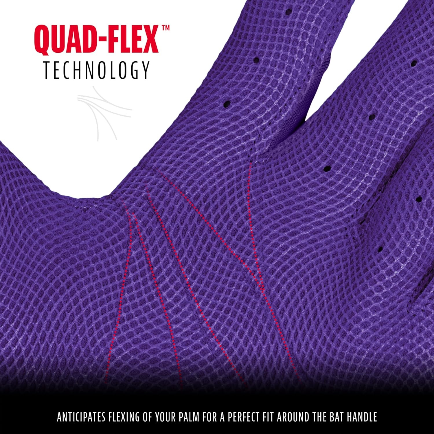 image:imageFranklin Sports MLB Baseball Batting Gloves  CFX Pro Youth and Adult  Baseball  Softball  Multiple Sizes  ColorsPurple