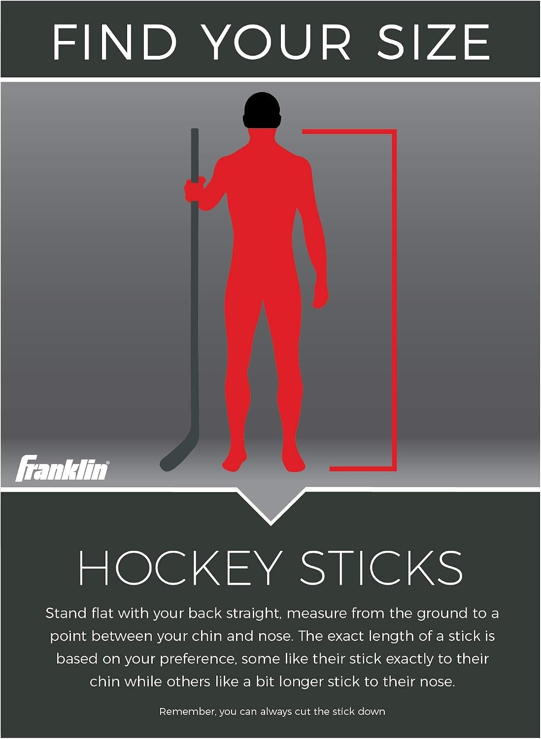 image:imageFranklin Sports NHL Kids Beginner Street Hockey  Goalie Sticks  Youth  Junior Hockey Sticks  Left  Right HandedGoalie Stick  Assorted Colors