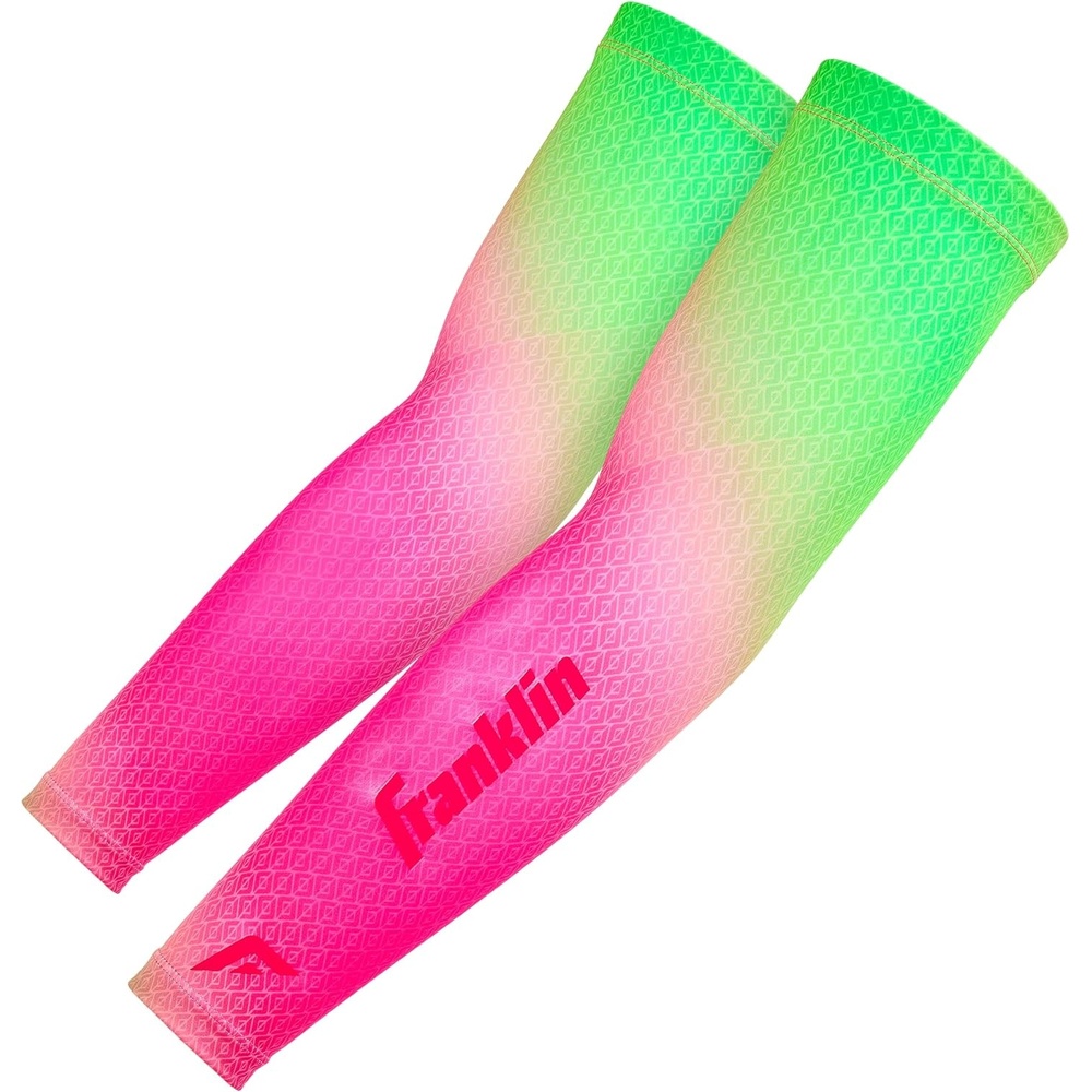 image:imageFranklin Sports Baseball Arm Sleeves  Baseball  Softball Arm Compression Sleeves for Boys  Girls  Multiple ColorsWatermelon