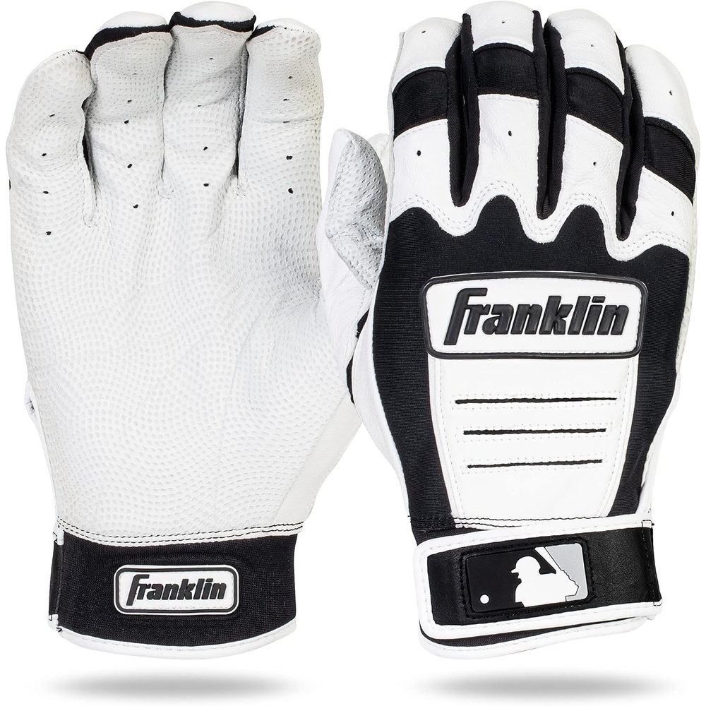 image:imageFranklin Sports MLB Baseball Batting Gloves  CFX Pro Youth and Adult  Baseball  Softball  Multiple Sizes  ColorsBlackPearl