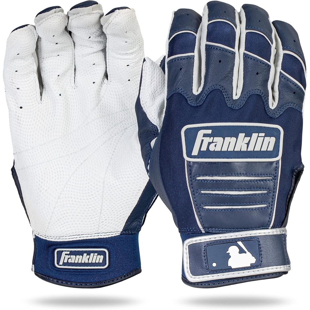 image:imageFranklin Sports MLB Baseball Batting Gloves  CFX Pro Youth and Adult  Baseball  Softball  Multiple Sizes  ColorsNavyPearl
