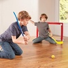image:imageFranklin Sports  NHL Kids Folding Hockey Goals Set  2 Street Hockey amp Knee Hockey Goals  2 Adjustable Youth Hockey Sticks 2 Knee Hockey Sticks 2 Mini Hockey Balls  1 Street Hockey BallGoals Set