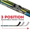image:imageFranklin Sports  NHL Kids Folding Hockey Goals Set  2 Street Hockey amp Knee Hockey Goals  2 Adjustable Youth Hockey Sticks 2 Knee Hockey Sticks 2 Mini Hockey Balls  1 Street Hockey BallGoals Set