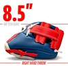 image:imageFranklin Sports Air Tech Baseball Glove with Ball  Tee Ball  Soft Air Tech FoamNavyRed