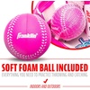 image:imageFranklin Sports Air Tech Baseball Glove with Ball  Tee Ball  Soft Air Tech FoamWhitePink