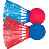 image:imageFranklin Sports Badminton Racket Set  Smashminton Oversize  2 Player Backyard Youth Set with Birdies for KidsRed and Blue