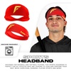 image:imageFranklin Sports Baseball  Softball Headband  Workout  Athletic Headbands for Men  Women  Sweat Wicking for Running  Exercise  One Size Fits MostRed