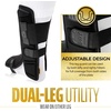 image:imageFranklin Sports Baseball  Softball Leg Guard  PRT Series Adult  Protective Leg  Ankle Guard  Toe Plate  One SizeBlackGold