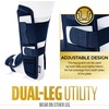 image:imageFranklin Sports Baseball  Softball Leg Guard  PRT Series Adult  Protective Leg  Ankle Guard  Toe Plate  One SizeNavy