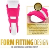 image:imageFranklin Sports Baseball  Softball Leg Guard  PRT Series Adult  Protective Leg  Ankle Guard  Toe Plate  One SizeOptic Pink