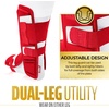image:imageFranklin Sports Baseball  Softball Leg Guard  PRT Series Adult  Protective Leg  Ankle Guard  Toe Plate  One SizeRed