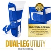 image:imageFranklin Sports Baseball  Softball Leg Guard  PRT Series Adult  Protective Leg  Ankle Guard  Toe Plate  One SizeRoyal