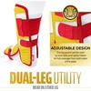 image:imageFranklin Sports Baseball  Softball Leg Guard  PRT Series Adult  Protective Leg  Ankle Guard  Toe Plate  One SizeYellowRed