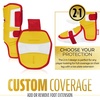 image:imageFranklin Sports Baseball  Softball Leg Guard  PRT Series Adult  Protective Leg  Ankle Guard  Toe Plate  One SizeYellowRed