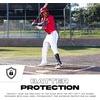 image:imageFranklin Sports Baseball  Softball Leg Guard PRT DST Series Adult Shin  Foot Shield for Batting  Protective Leg  Ankle Guard with Toe Plate  BlackGrey  One Size  Adult