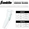 image:imageFranklin Sports Baseball  Softball Protective Arm Sleeve  PRT DST Series Adult Arm  Elbow Shield for Batting  Fielding  Right Arm  Left Arm  Black  SMWhite