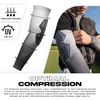 image:imageFranklin Sports Baseball  Softball Protective Arm Sleeve  PRT DST Series Adult Arm  Elbow Shield for Batting  Fielding  Right Arm  Left Arm  Black  SMBlack