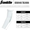 image:imageFranklin Sports Baseball  Softball Protective Arm Sleeve  PRT DST Series Youth Arm  Elbow Shield for Batting  Fielding  Protective Arm Sleeve  Elbow Shield  Right Arm  Left Arm  White  OSFMWhite