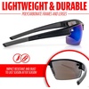 image:imageFranklin Sports Baseball  Softball Sunglasses  Mens  Womens Sports Sunglasses  Flip Up Shades  Non Flip GlassesBlack