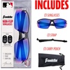 image:imageFranklin Sports Baseball  Softball Sunglasses  Mens  Womens Sports Sunglasses  Flip Up Shades  Non Flip GlassesBlack