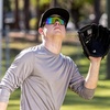 image:imageFranklin Sports Baseball  Softball Sunglasses  Mens  Womens Sports Sunglasses  Flip Up Shades  Non Flip GlassesBlackMulti