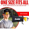 image:imageFranklin Sports Baseball  Softball Sunglasses  Mens  Womens Sports Sunglasses  Flip Up Shades  Non Flip GlassesBlackMulti
