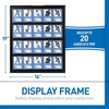image:imageFranklin Sports Baseball  Trading Card Display Frame  Display Case for Sports Collector  Trading Cards Wall Mounted Case  20 Top Loaders Included