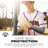 image:imageFranklin Sports Baseball Arm Sleeves  Baseball  Softball Arm Compression Sleeves for Boys  Girls  Multiple ColorsBlack