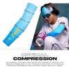 image:imageFranklin Sports Baseball Arm Sleeves  Baseball  Softball Arm Compression Sleeves for Boys  Girls  Multiple ColorsCarolina Blue