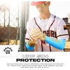 image:imageFranklin Sports Baseball Arm Sleeves  Baseball  Softball Arm Compression Sleeves for Boys  Girls  Multiple ColorsCarolina Blue