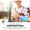 image:imageFranklin Sports Baseball Arm Sleeves  Baseball  Softball Arm Compression Sleeves for Boys  Girls  Multiple ColorsCotton Candy