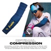 image:imageFranklin Sports Baseball Arm Sleeves  Baseball  Softball Arm Compression Sleeves for Boys  Girls  Multiple ColorsNavy