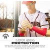 image:imageFranklin Sports Baseball Arm Sleeves  Baseball  Softball Arm Compression Sleeves for Boys  Girls  Multiple ColorsRed