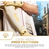 image:imageFranklin Sports Baseball Arm Sleeves  Baseball  Softball Arm Compression Sleeves for Boys  Girls  Multiple ColorsVanillaGold