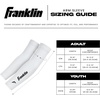 image:imageFranklin Sports Baseball Arm Sleeves  Baseball  Softball Arm Compression Sleeves for Boys  Girls  Multiple ColorsWhite