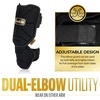 image:imageFranklin Sports Baseball Elbow Guard  PRT Series Adult and Youth Baseball  Softball Elbow Shield for BattingBlackGold