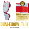 image:imageFranklin Sports Baseball Elbow Guard  PRT Series Adult and Youth Baseball  Softball Elbow Shield for BattingCarolina BlueRed