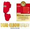 image:imageFranklin Sports Baseball Elbow Guard  PRT Series Adult and Youth Baseball  Softball Elbow Shield for BattingRed