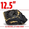 image:imageFranklin Sports Baseball Glove  Proflex Adult Baseball  Softball Glove  Outfield  Infield  Right and Left HandLeft Hand Throw