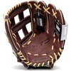 image:imageFranklin Sports Baseball Gloves  RTP Pro Adult  Kids Baseball Mitt  Outfield  Infield GlovesBrown