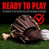 image:imageFranklin Sports Baseball Gloves  RTP Pro Adult  Kids Baseball Mitt  Outfield  Infield GlovesBrown