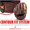 image:imageFranklin Sports Baseball Gloves  RTP Pro Adult  Kids Baseball Mitt  Outfield  Infield GlovesBrown