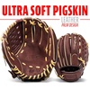 image:imageFranklin Sports Baseball Gloves  RTP Pro Adult  Kids Baseball Mitt  Outfield  Infield GlovesBrown