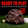 image:imageFranklin Sports Baseball Gloves  RTP Pro Adult  Kids Baseball Mitt  Outfield  Infield GlovesBrown