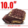 image:imageFranklin Sports Baseball Gloves  RTP Pro Adult  Kids Baseball Mitt  Outfield  Infield GlovesBrown