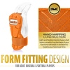 image:imageFranklin Sports Baseball Hand and Wrist Guard  PRT LG Series Adult Protector for Batting  Protective Shield for Right and Left Hand Hitters  One Size  AdultOrange