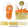 image:imageFranklin Sports Baseball Hand and Wrist Guard  PRT LG Series Adult Protector for Batting  Protective Shield for Right and Left Hand Hitters  One Size  AdultOrange