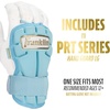 image:imageFranklin Sports Baseball Hand and Wrist Guard  PRT LG Series Adult Protector for Batting  Protective Shield for Right and Left Hand Hitters  One Size  AdultCarolina Blue