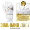 image:imageFranklin Sports Baseball Hand and Wrist Guard  PRT LG Series Adult Protector for Batting  Protective Shield for Right and Left Hand Hitters  One Size  AdultWhite
